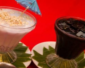 Taro Black Gulaman Shake